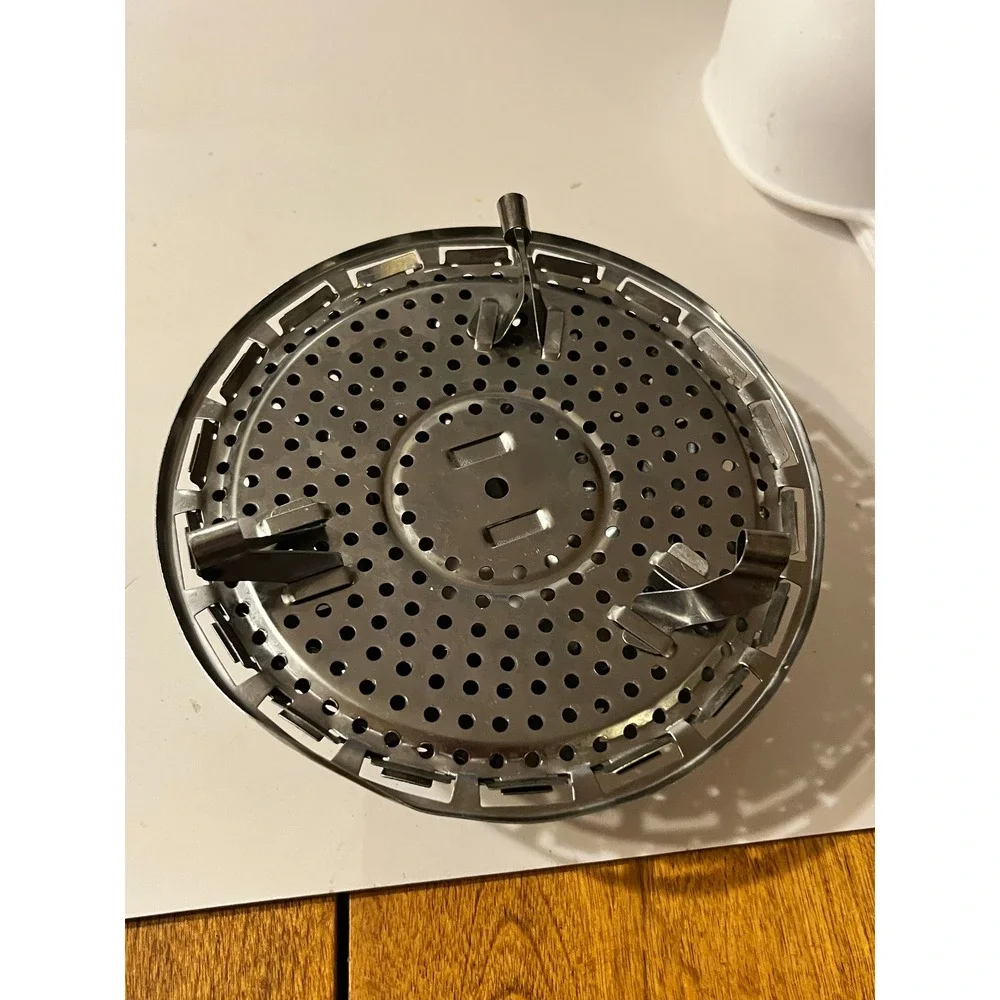 Stainless Steel Vegetable Steam Basket Collapsible Adjustable Pot Insert Silver